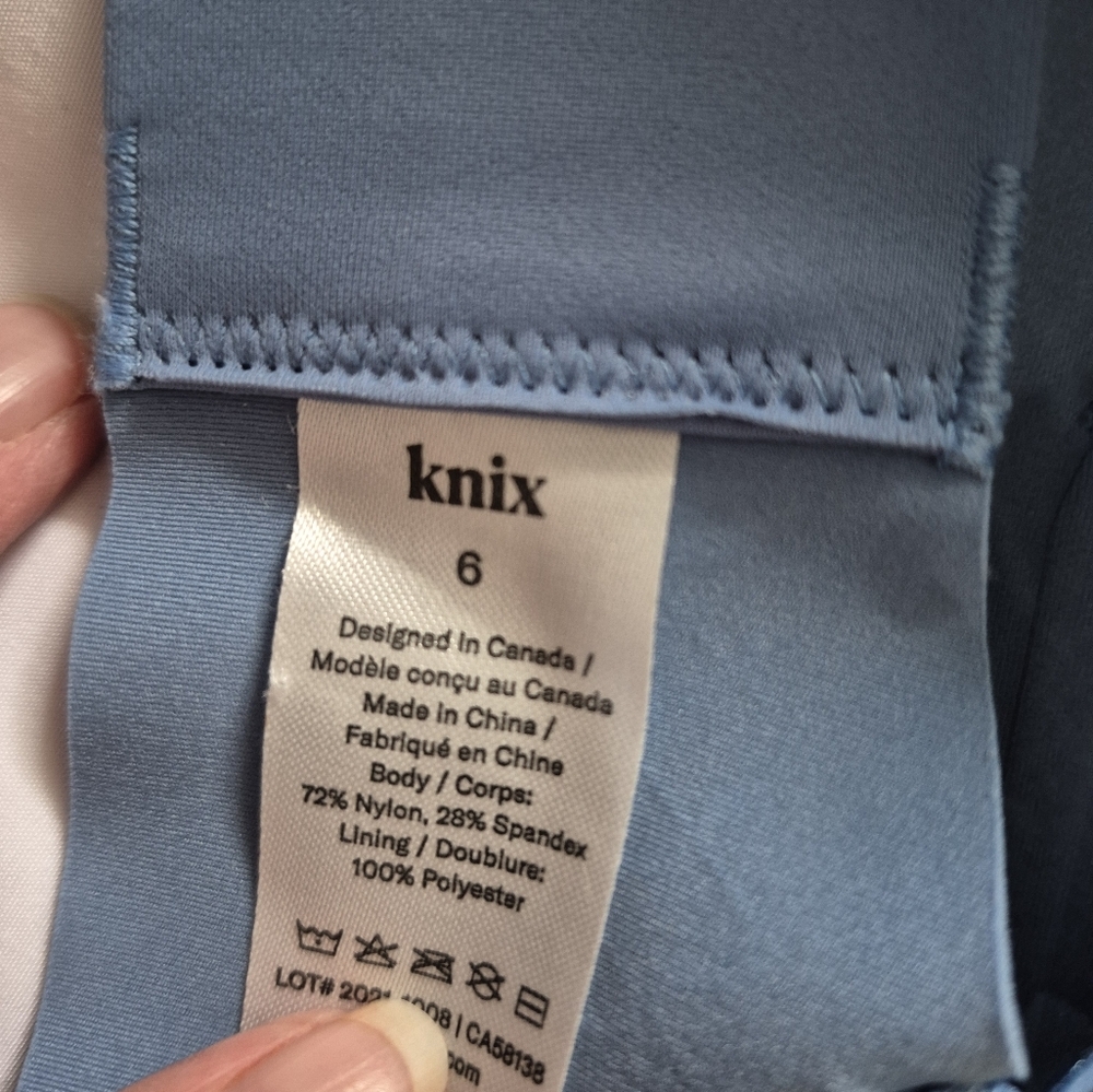 Knix WingWoman Contour Bra Chambray Blue Size 6 32DD - Picture 12 of 12